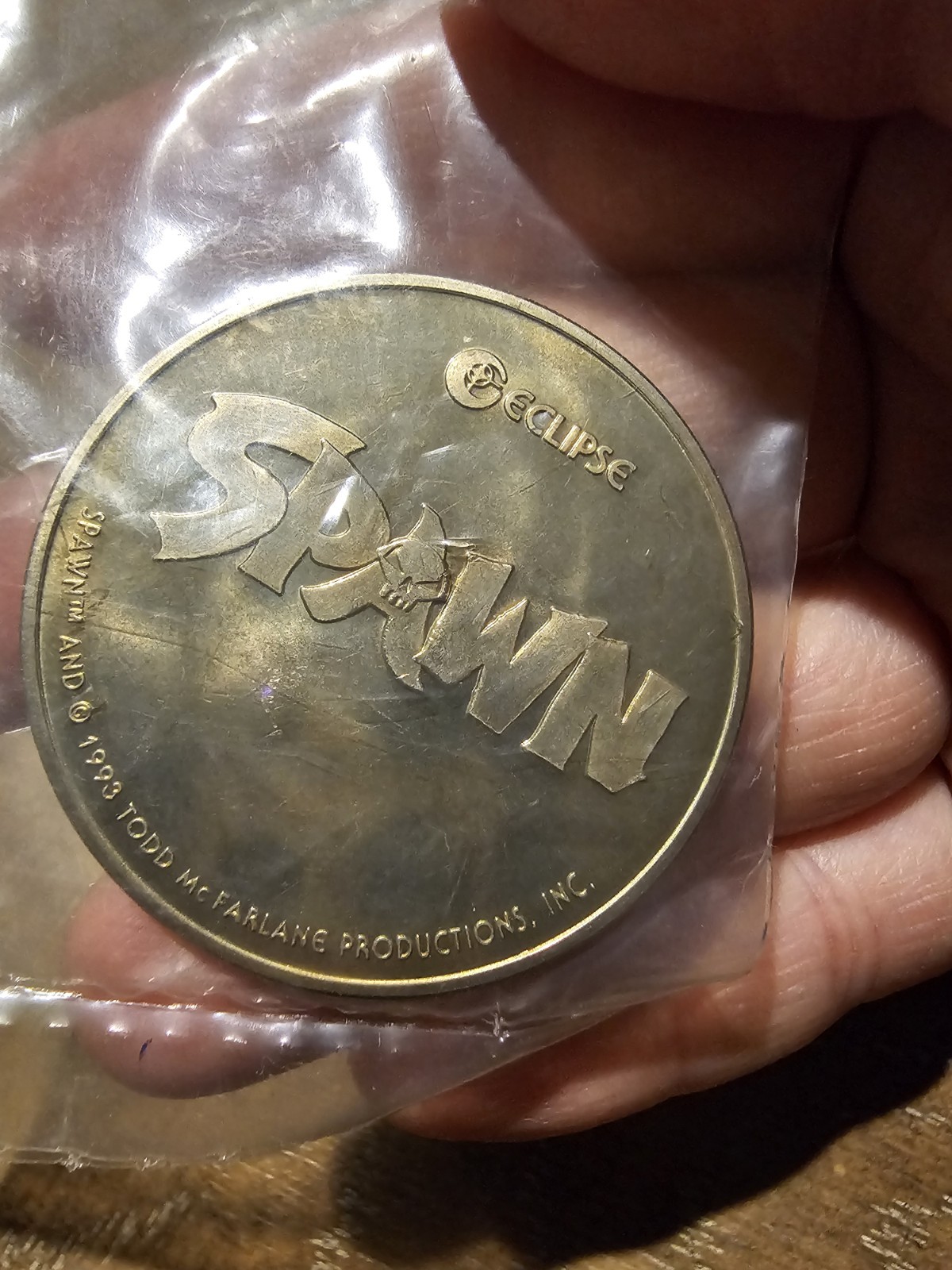 Spawn Metal Pog 1993 Eclipse SEALED