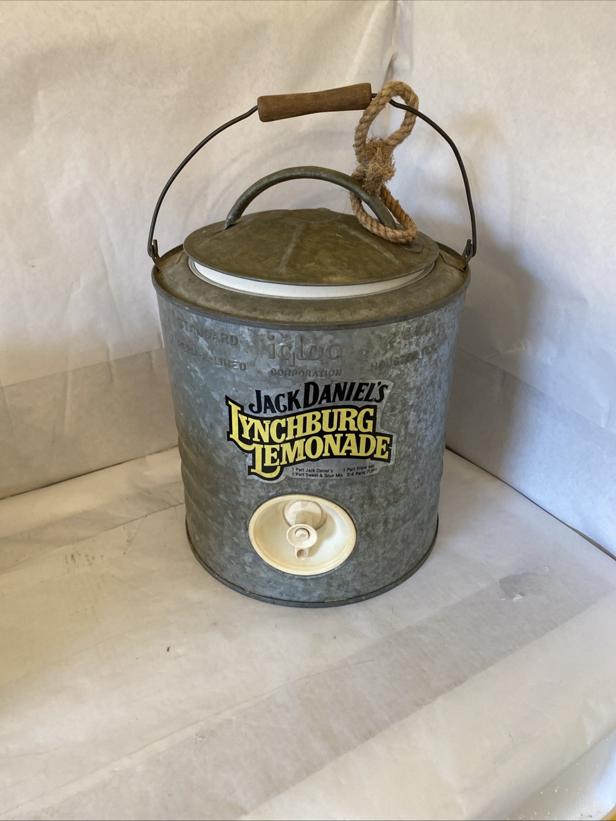 Vintage Jack Daniel’s Lynchburg Lemonade Party Cooler Dispenser By Igloo 2 Gallo