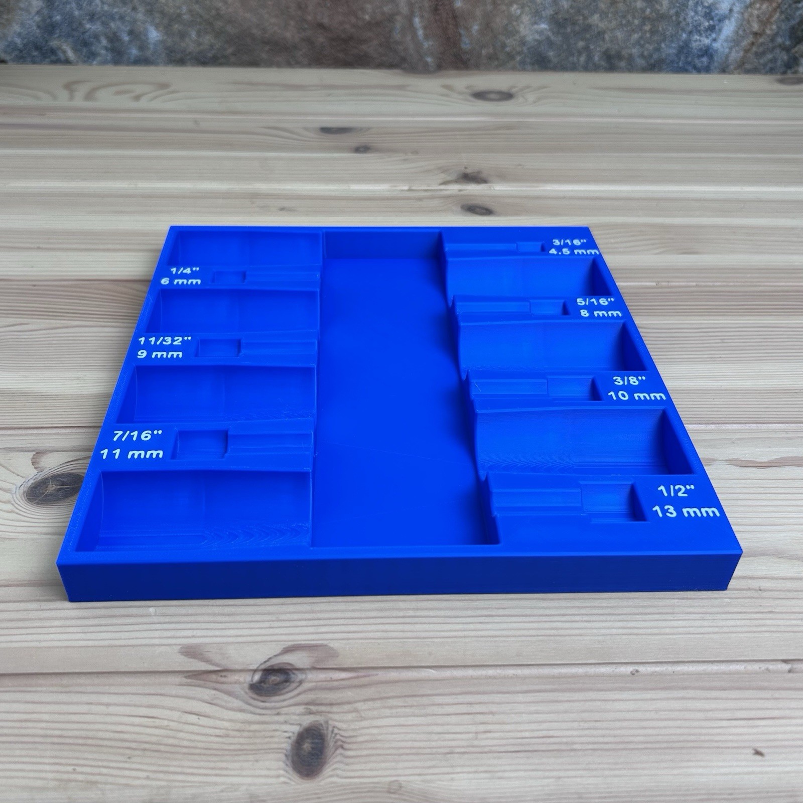 Organizer/Tray for KOBALT Nut Driver Set - Compatible with Model #87050 - Blue