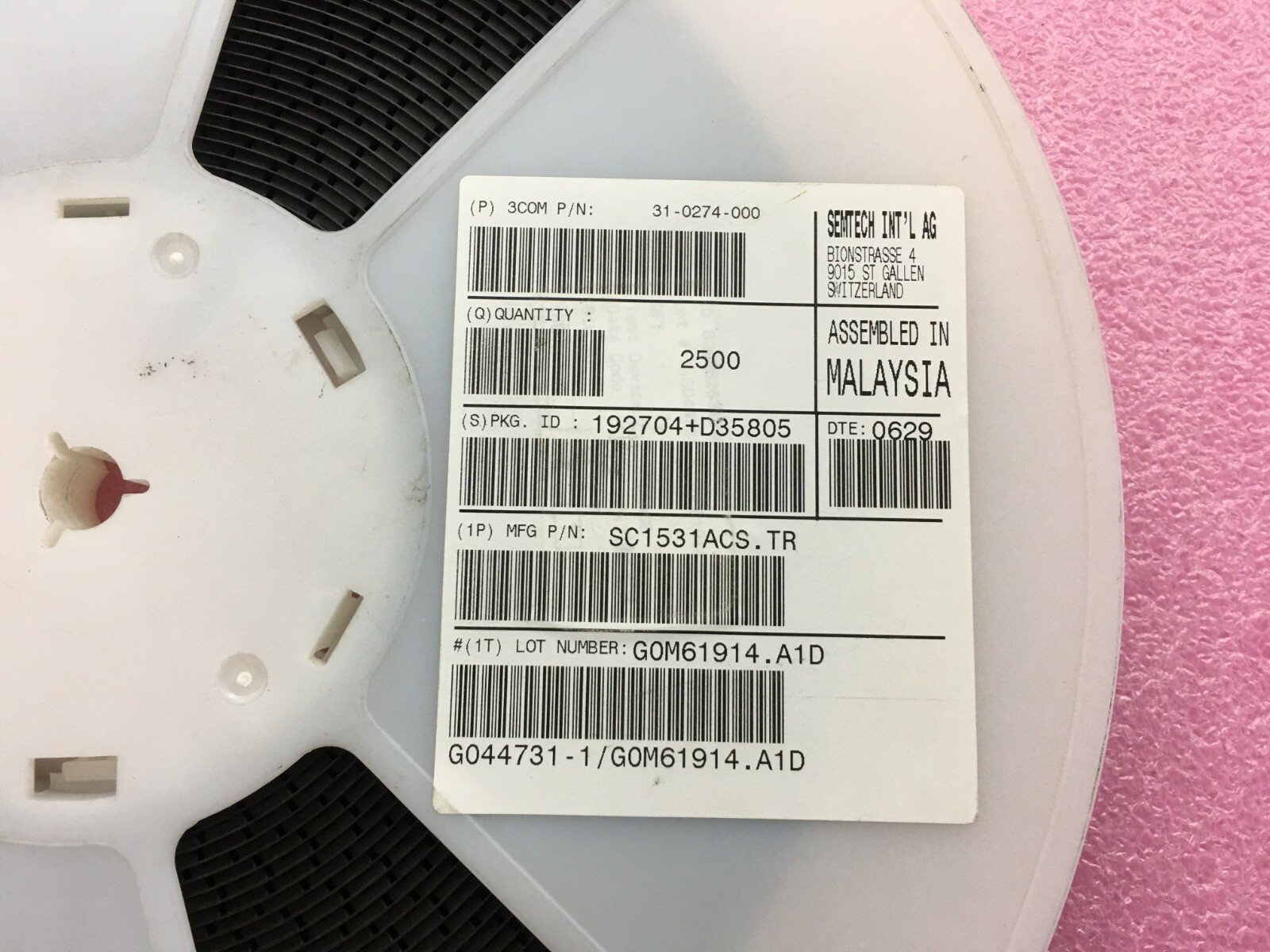 (100 PIECE LOT) SC1531ACS.TR, Fixed Positive LDO Regulator, 3.3V, BIPolar, PDSO8