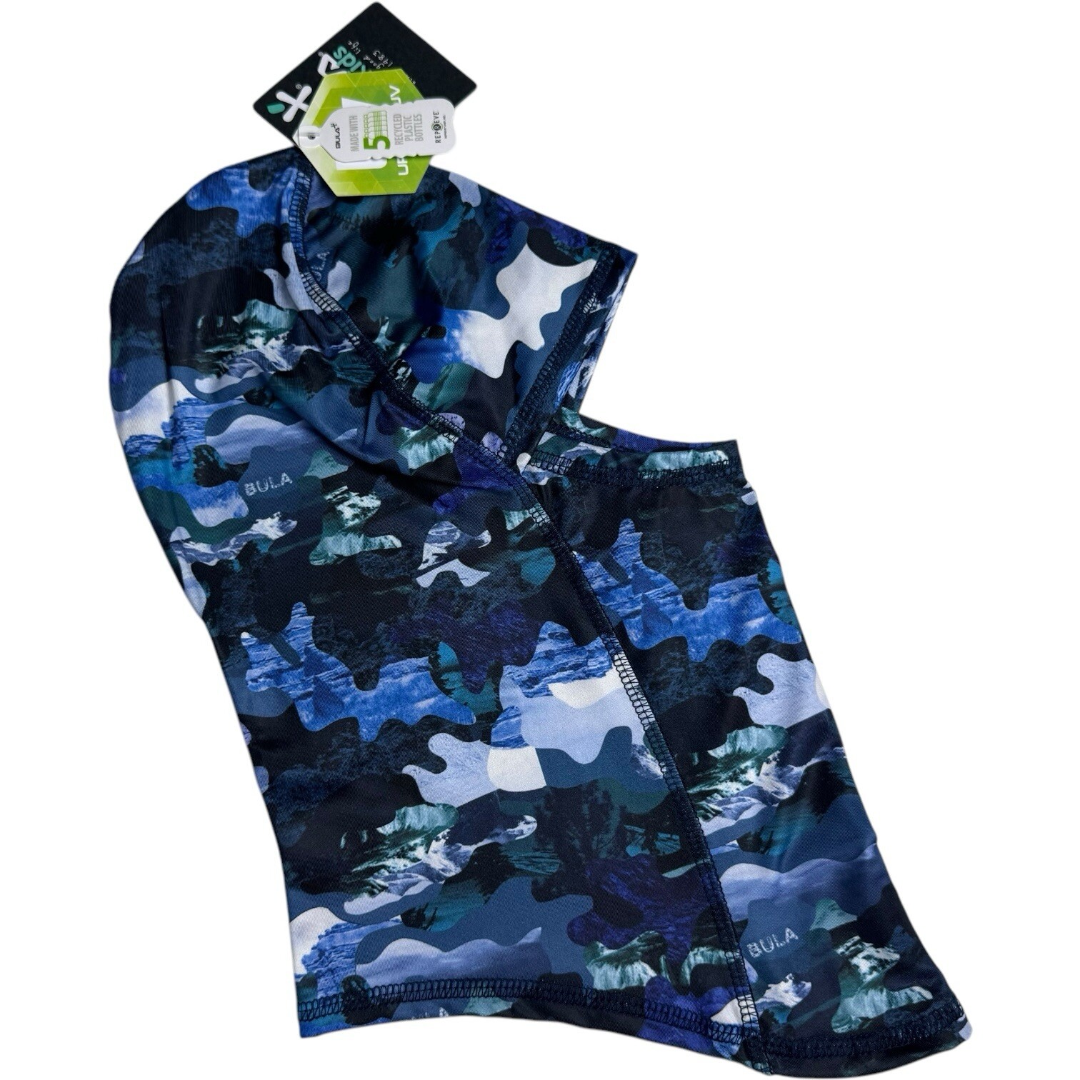 Bula Kids Sharp Print Balaclava Blue Black Camo One Size NWT