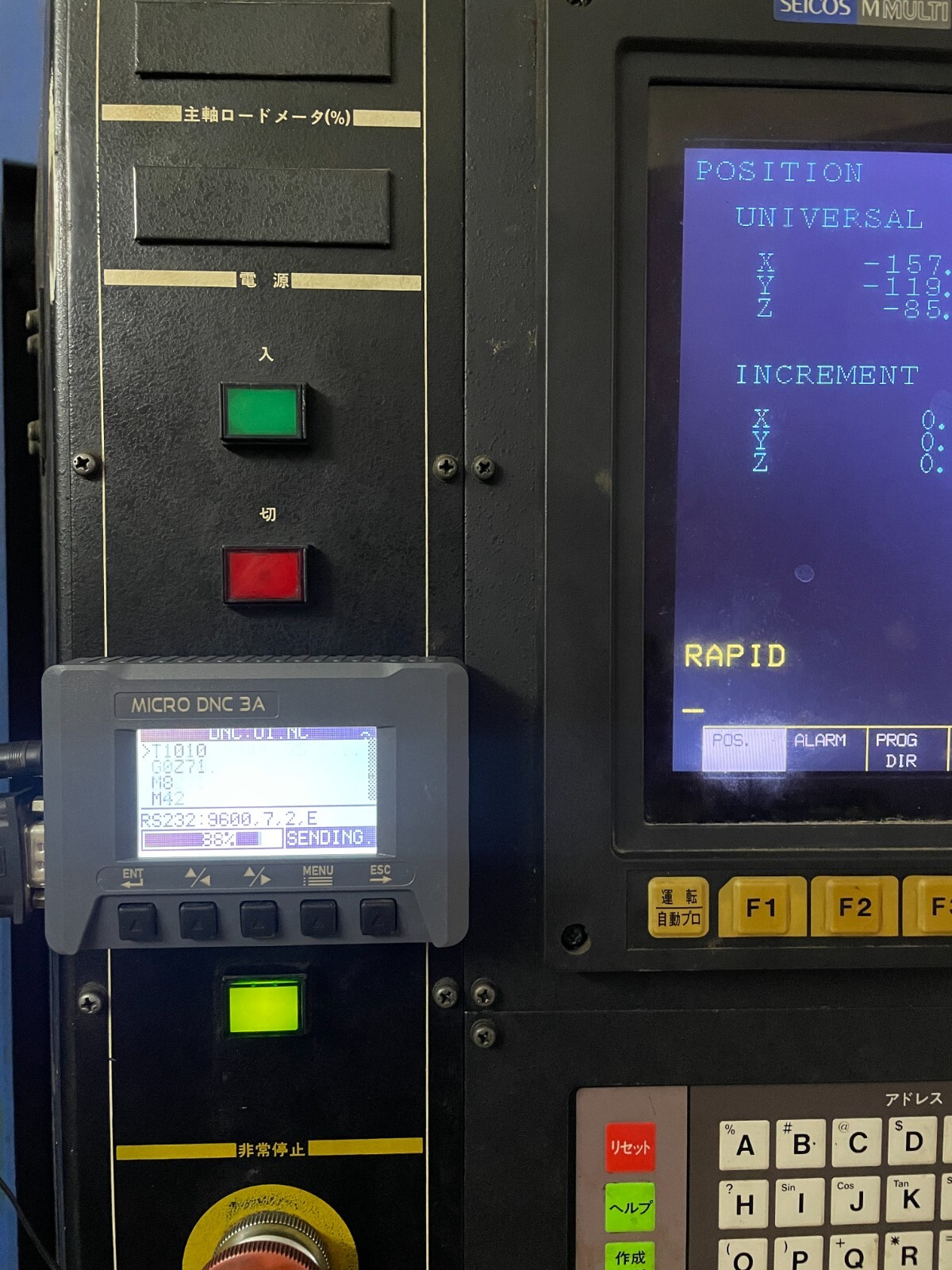 MICRO DNC 3A. RS 232 To USB Reader Drip Feeder.