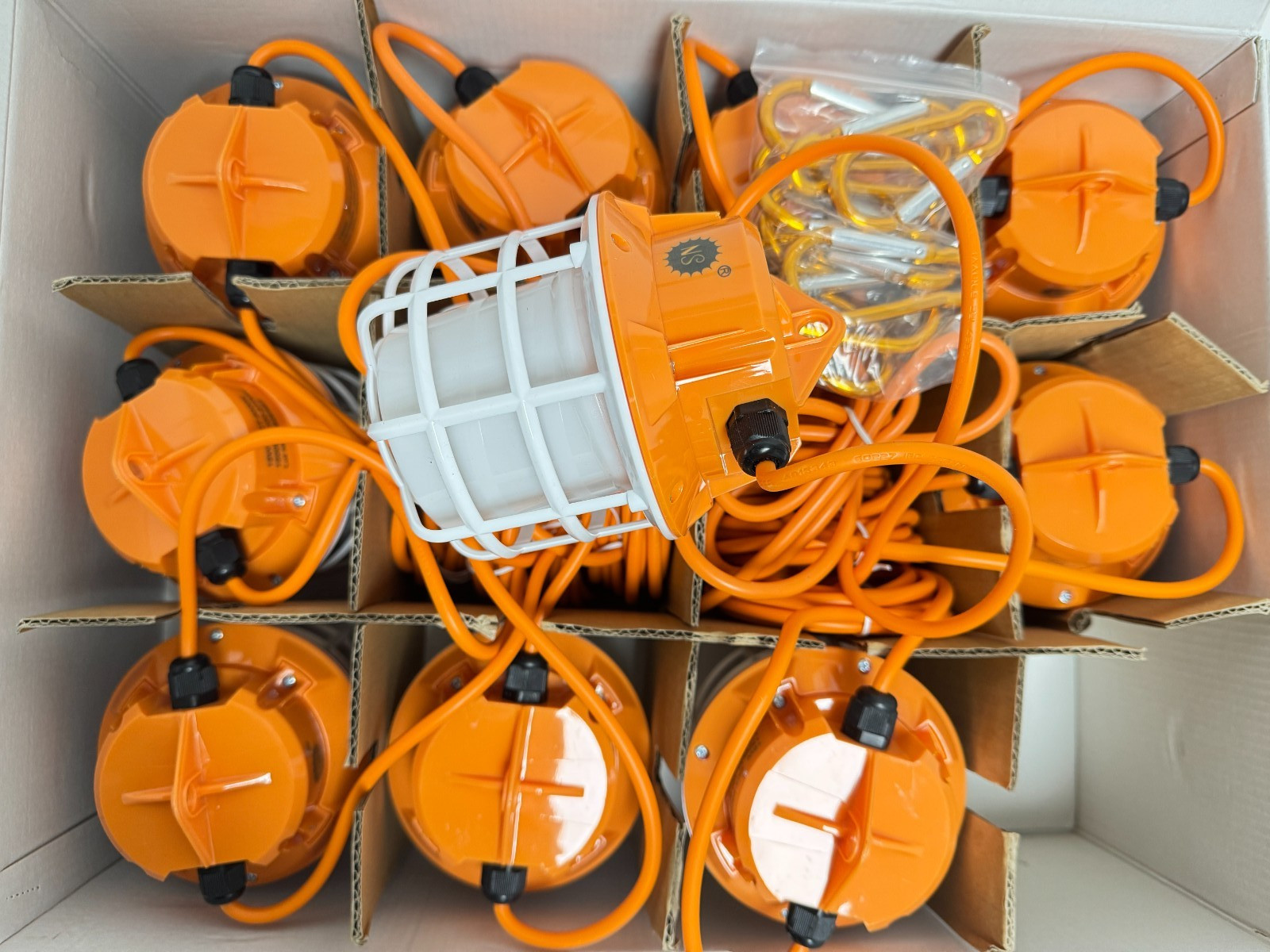 NS 1EG-NS-100FT LED Construction String Work Lights 150W 1500LM 110-277V 5000K