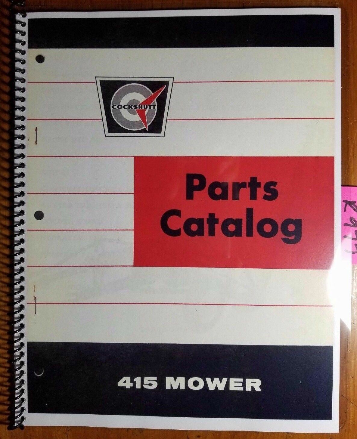 Cockshutt Oliver 415 Mower Parts Book Catalog Manual 442 524 6/65