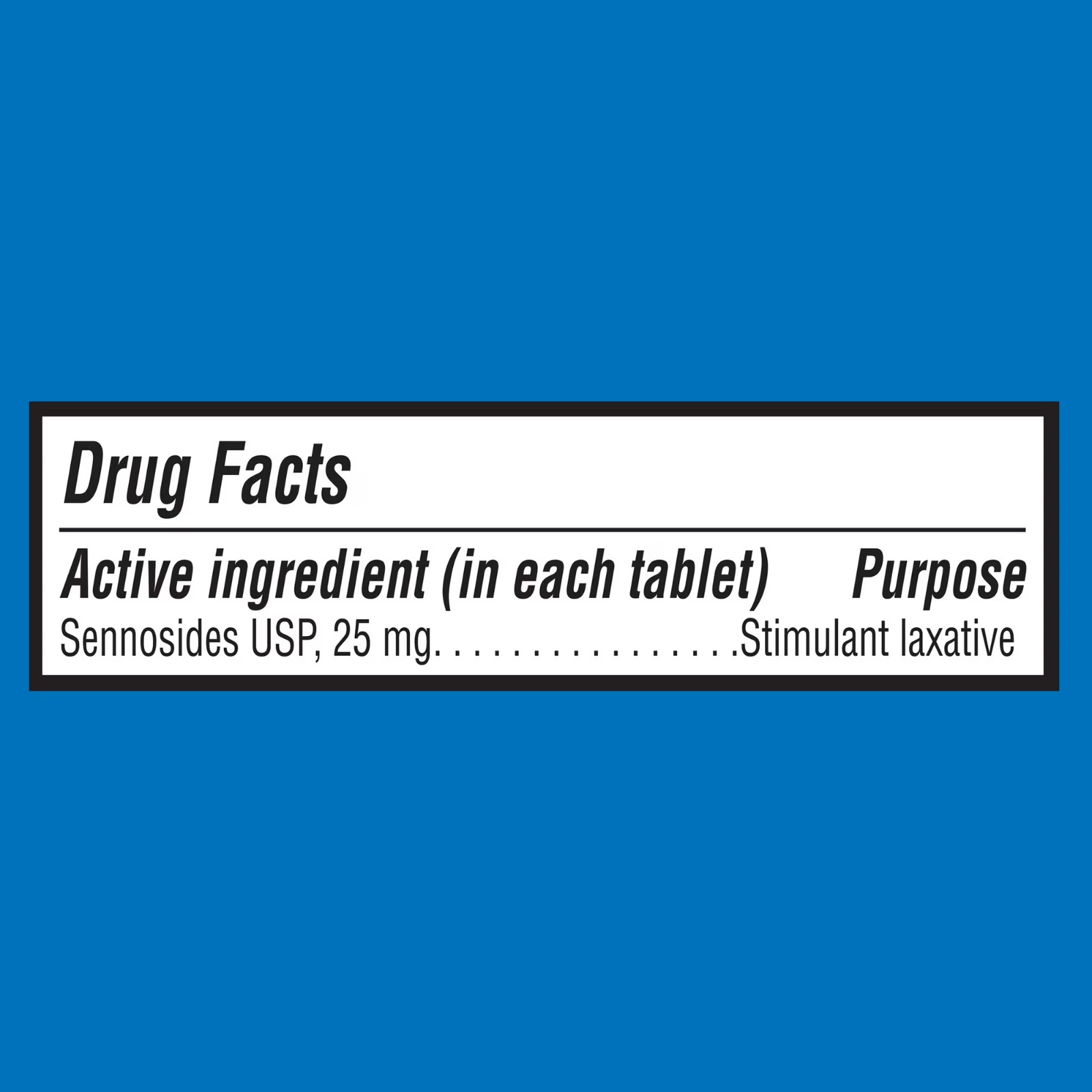 Equate Maximum Strength Sennosides USP Laxative Tablets 25 mg 90 Count, 2 Pack