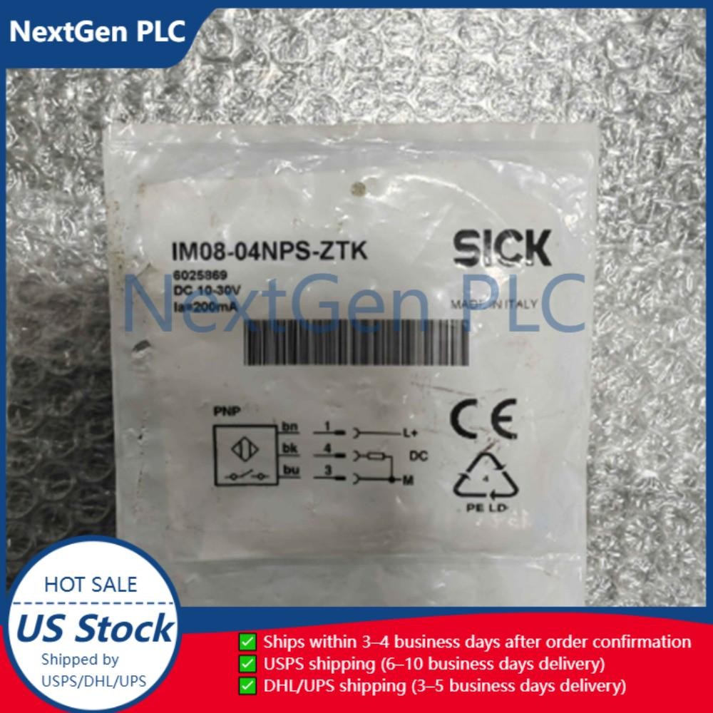 NEW SICK IM08-04NPS-ZTK Inductive Proximity Sensor Non Flush M8 Connector 4 mm