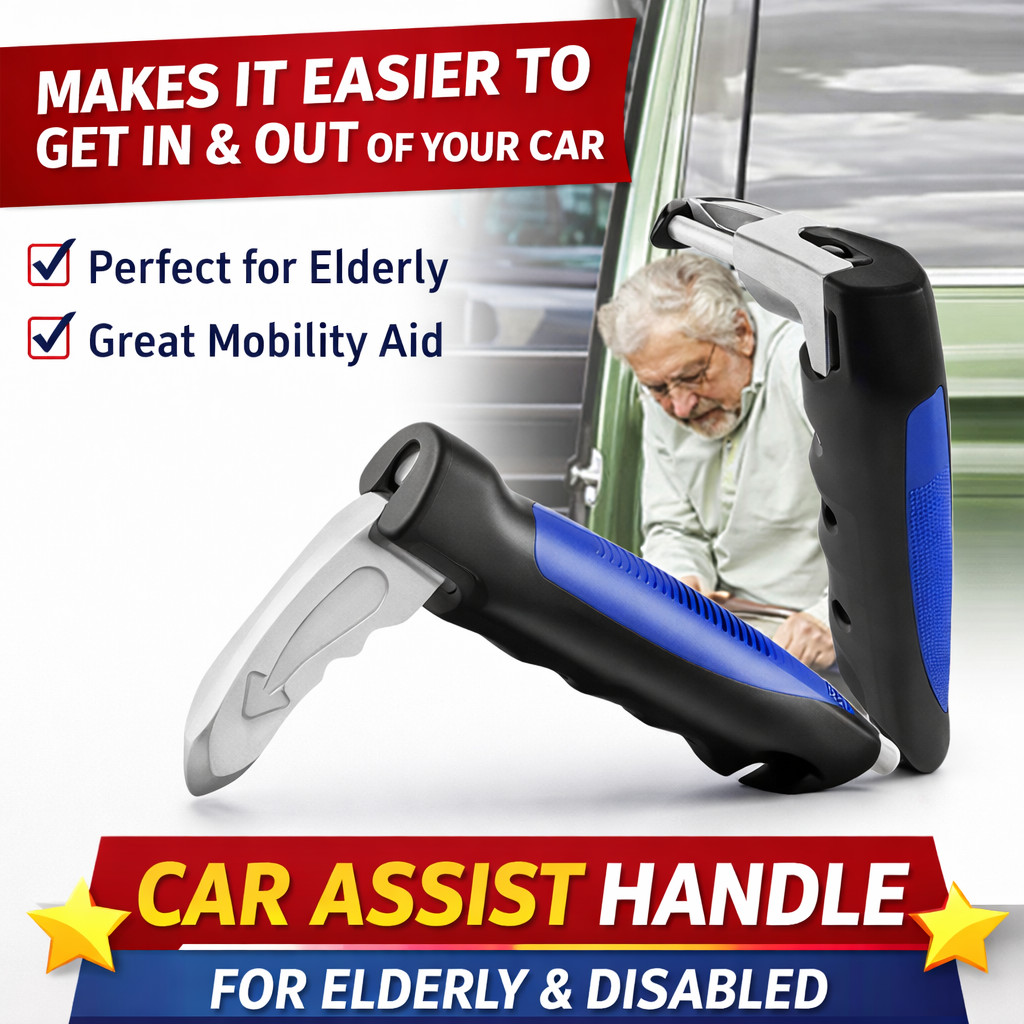 Car Door Handle Assist for Elderly Disabled Portable Car Support Handle Safety