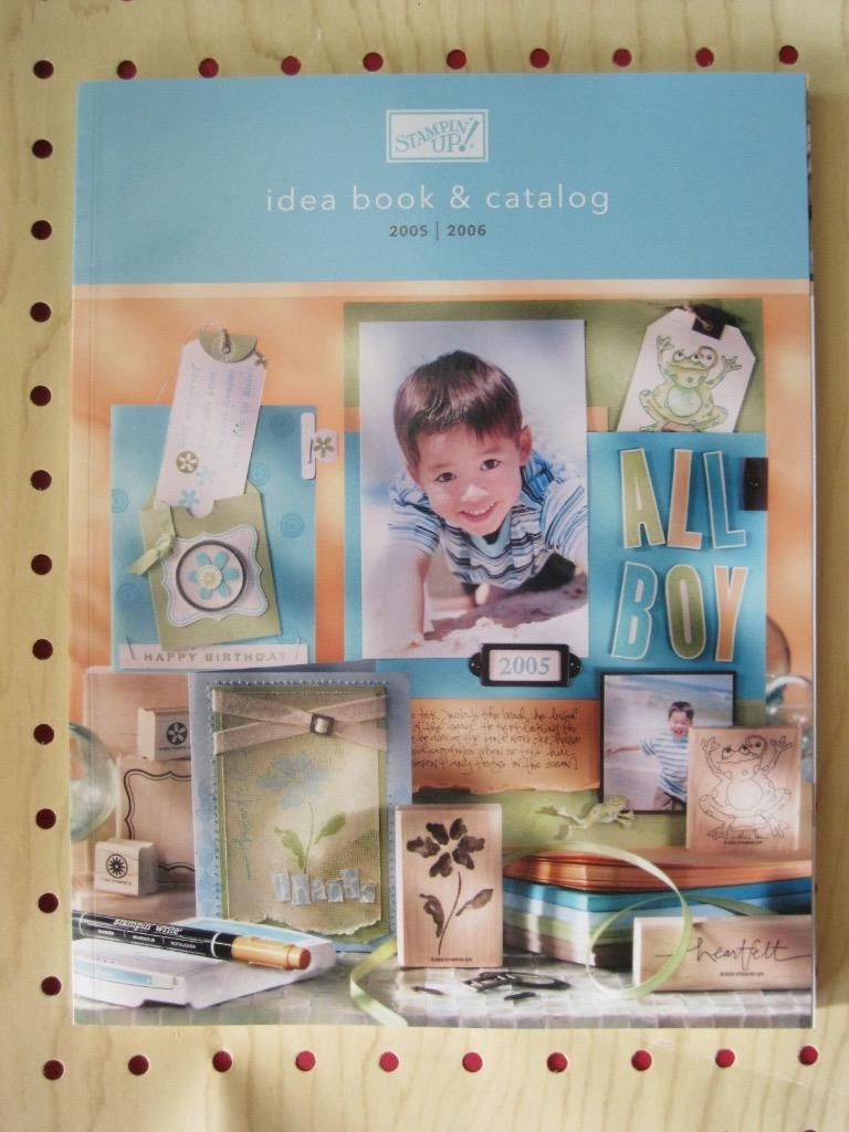 brand NEW-STAMPIN' UP Idea Book & Catalog 2005-2006-PERFECT!! unused!!
