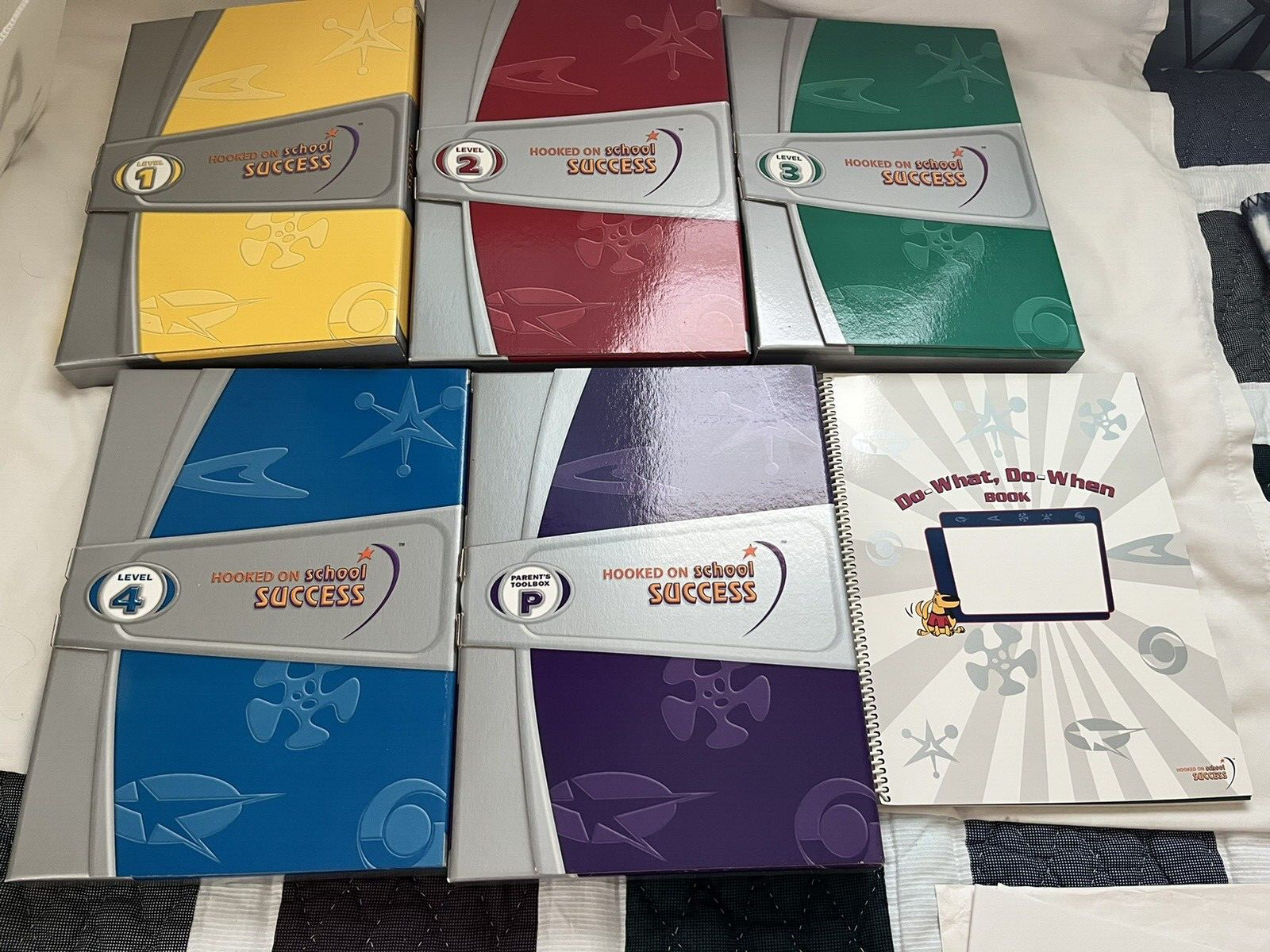 Hooked on School Success - Levels 1-4 & Parent's Toolbox - Never Used!!!!