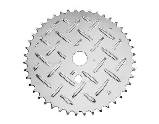 Bike Chainring Cw375b 44t 1/2 X 1/8 Chrome. Bike parts,Bicycle parts.