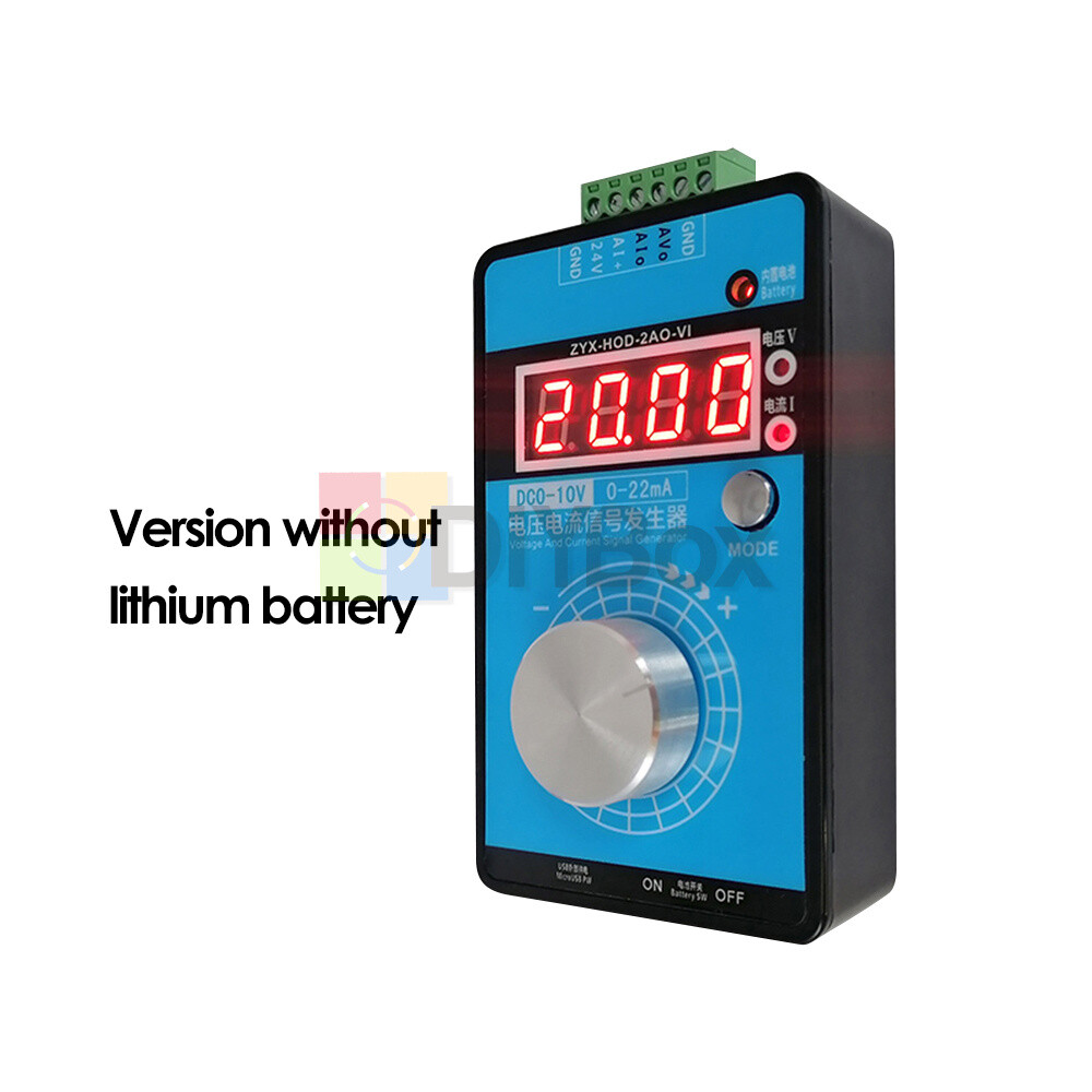 Precision 0-5V-10V Voltage 0-4-20MA Current Signal Generator Process Calibrator