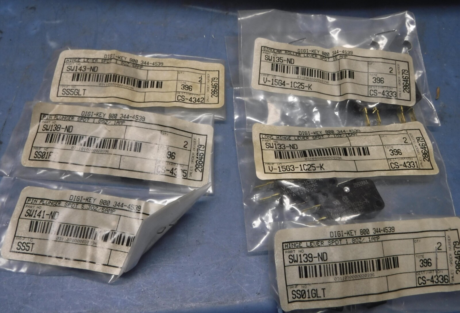 MICOR SWITCH MIXED LOT OF  12   UNINSTALLED COND. FREE SHIPPING