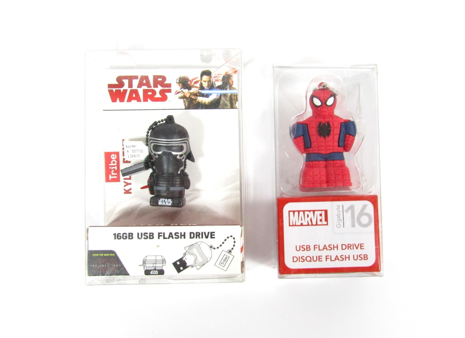 Star Wars Kylo Ren & Marvel Spiderman 16GB USB Flash Drive
