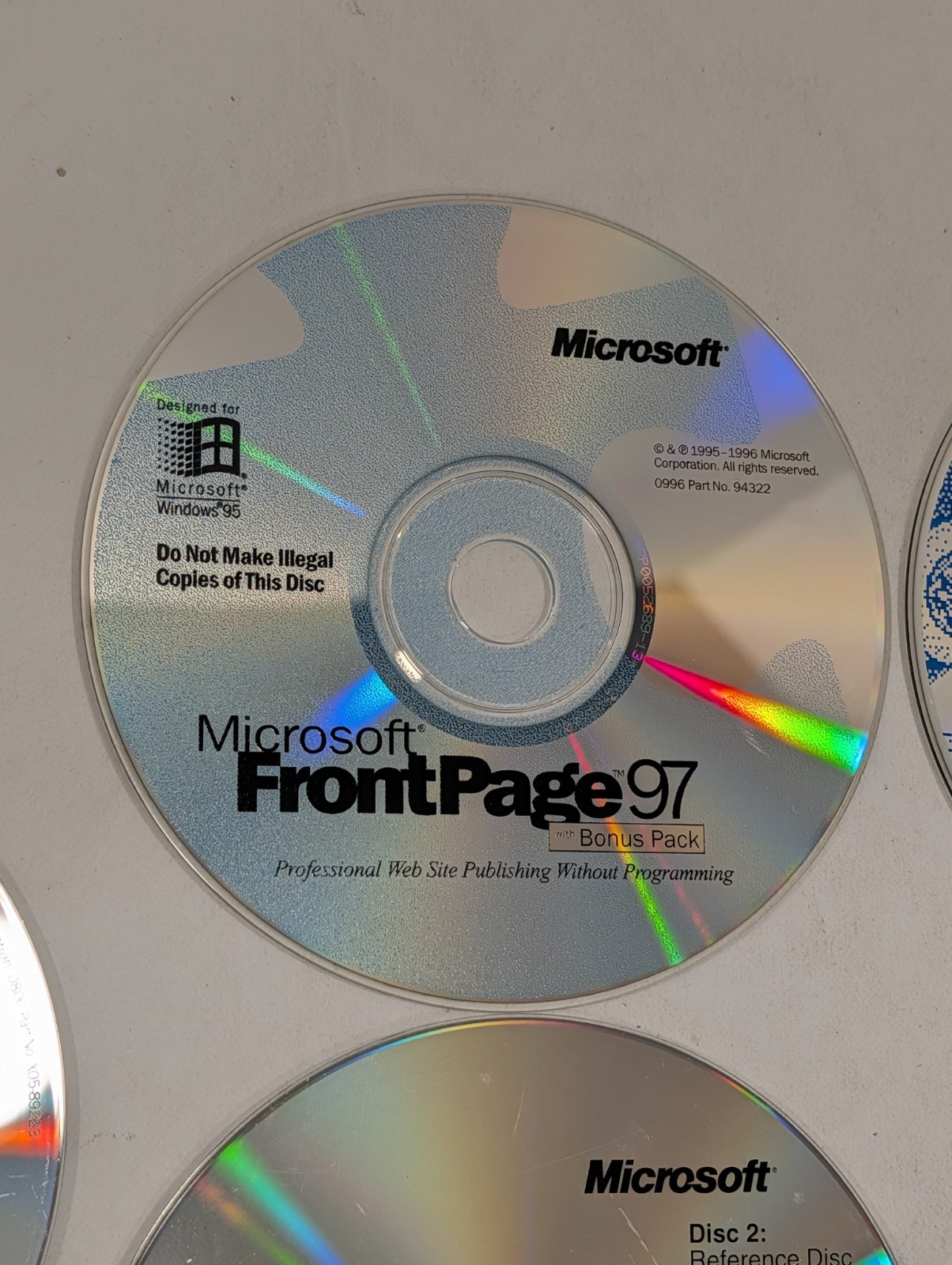 11 Loose Microsoft Windows Software PC CD-ROM Lot | Discs Only