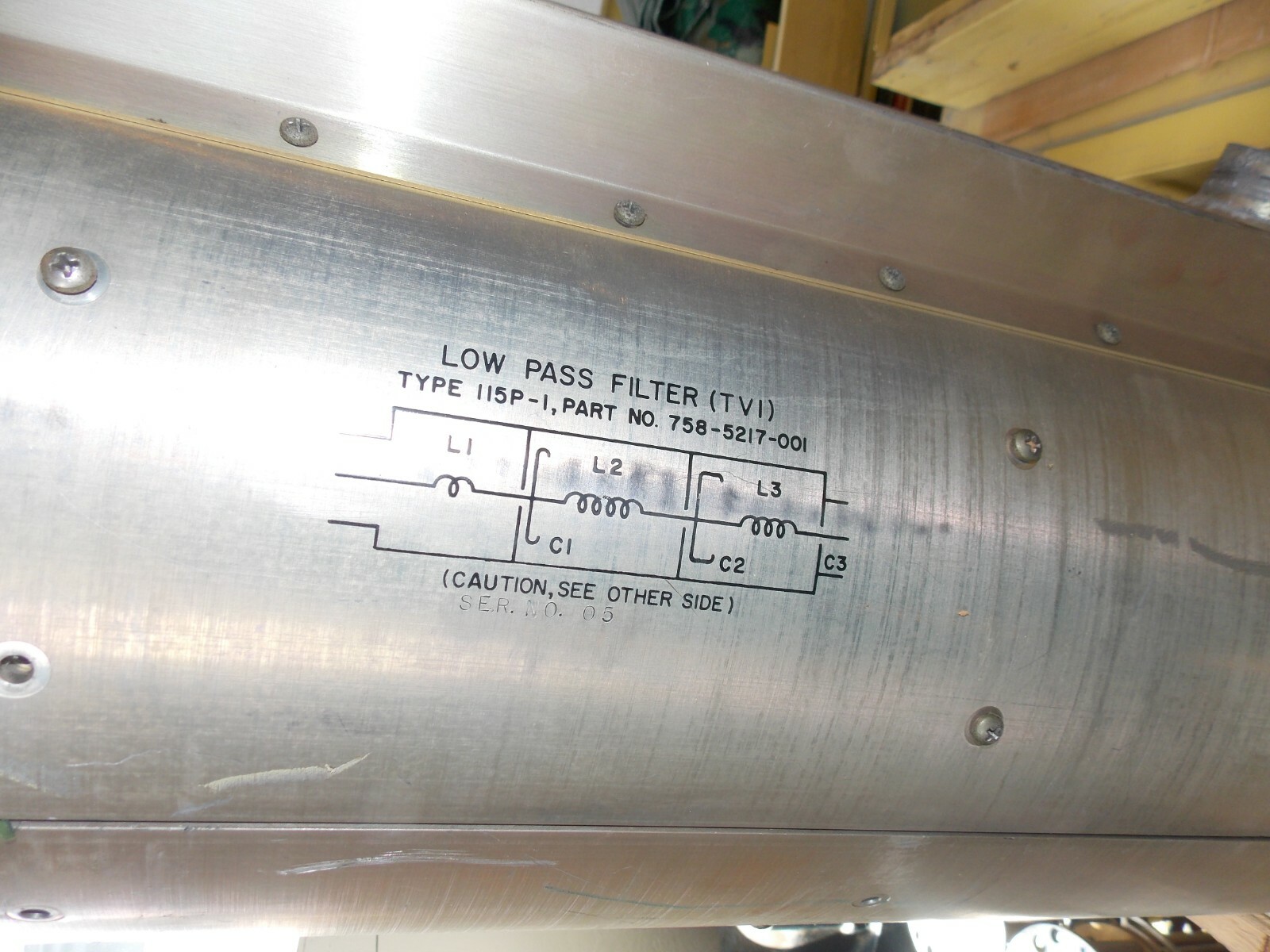 Low Pass Filter - TVI Filter ---pick up only AWA SSS# 89 Collins?