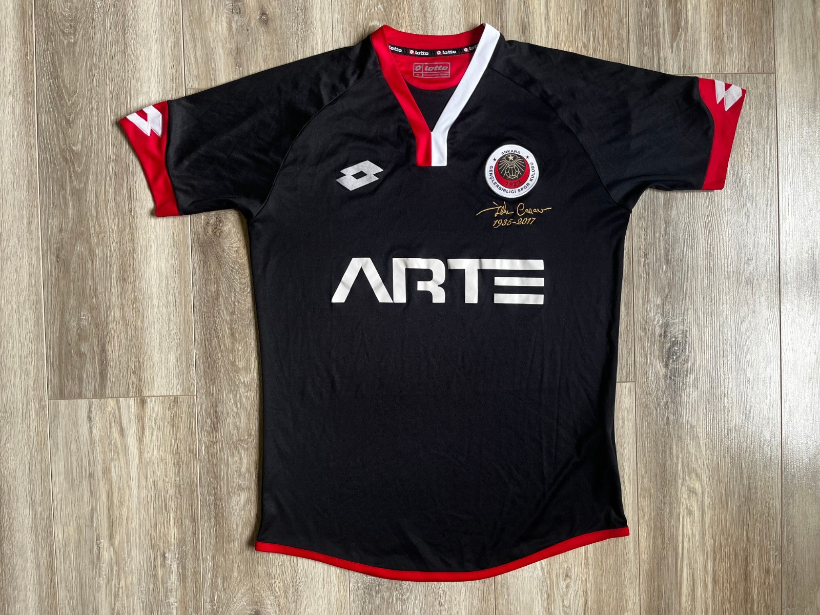 Genclerbirligi Football Shirt Lotto Turkey Jersey Special Edition 2017 size M
