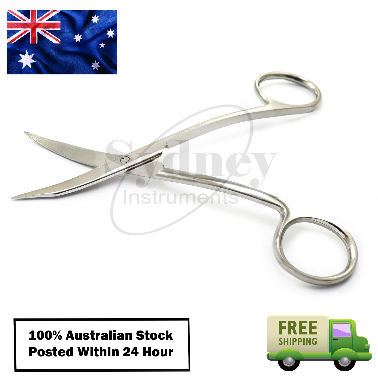 Operating Scissors Goldman Fox Double Curved Dental Surgical Instruments