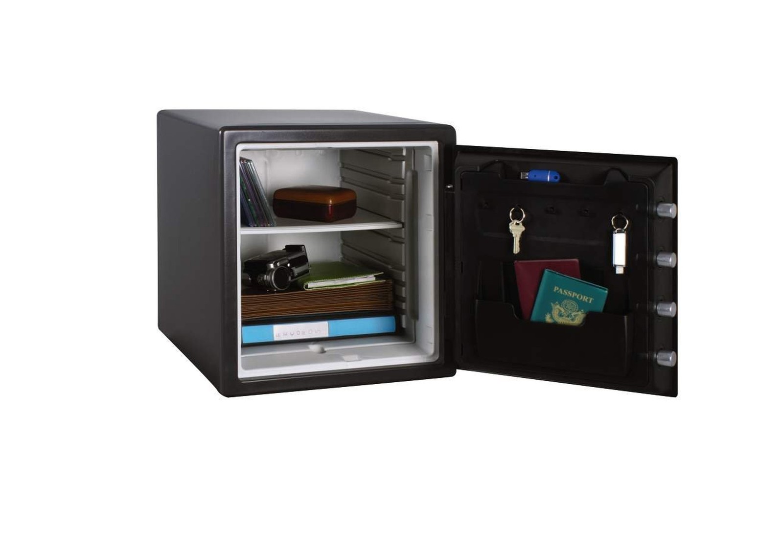 SentrySafe Black Fireproof Safe with Digital Push Button Keypad, Home Safe Fo...