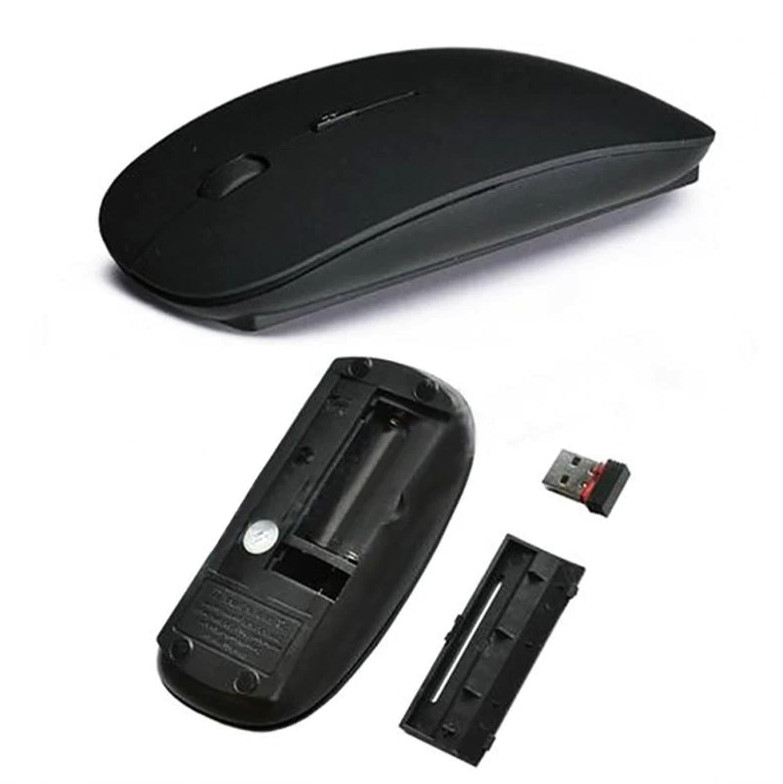 Slim 2.4GHz Optical Wireless Optical Mouse USB Receiver For Laptop PC DELL ACER