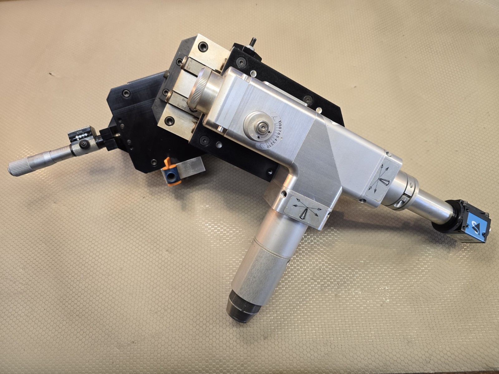 LaserMech FiberCut Laser Fiber Mini Weld + Camera Viewing + Custom Moving Stand