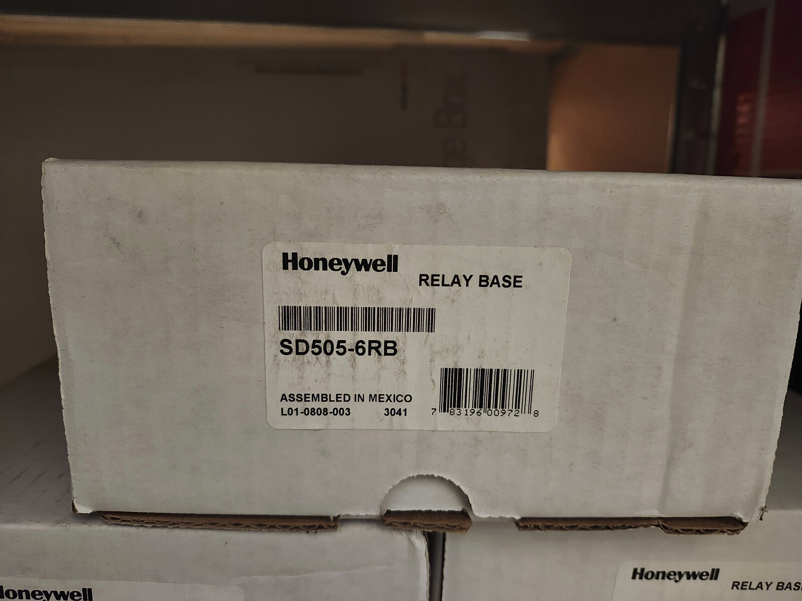 Addressable Relay Base, Silent Knight SD505-6RB