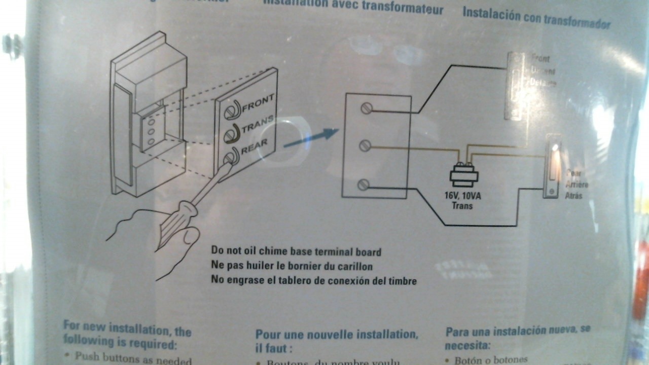 ThomasBetts Carlon SS689 Door Bell Chime, Wired, FREE SHIPPING