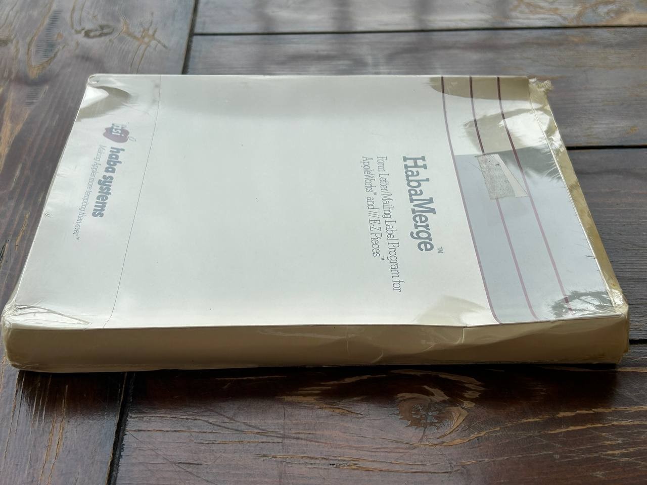 HabaMerge software, Form Lette/mailing Label Program for AppleWorks Macintosh