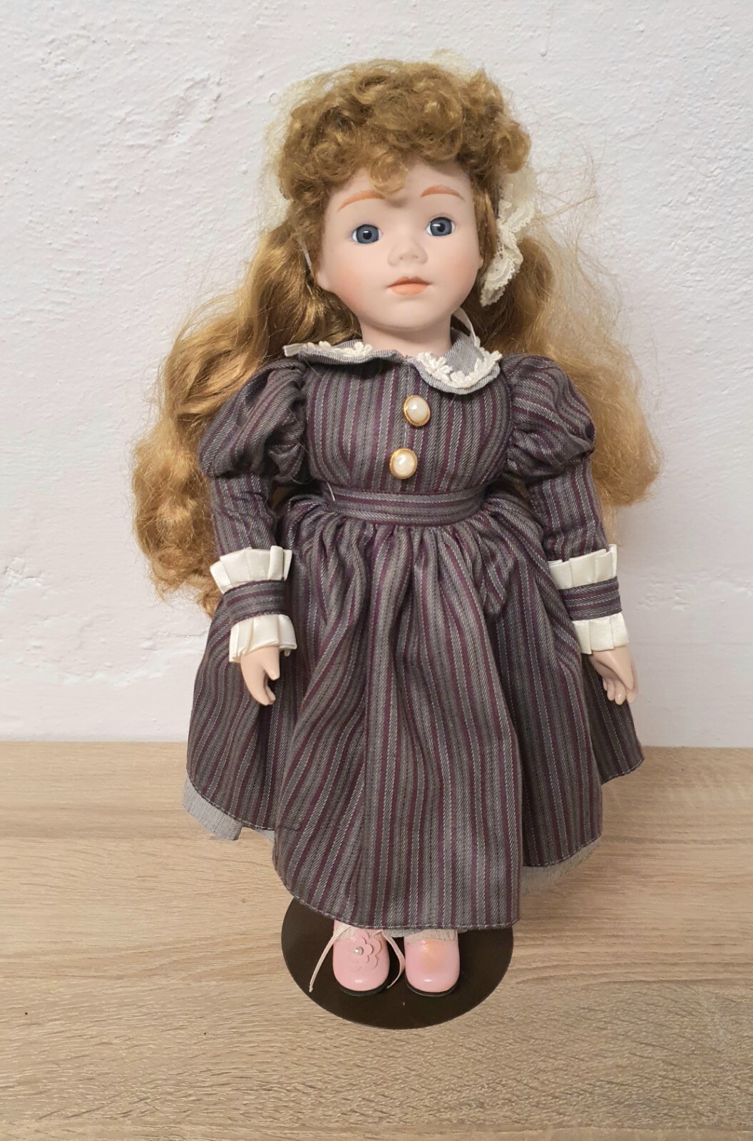 Artist doll, porcelain doll, guild craft, 40 cm, collector's item, rarity,...