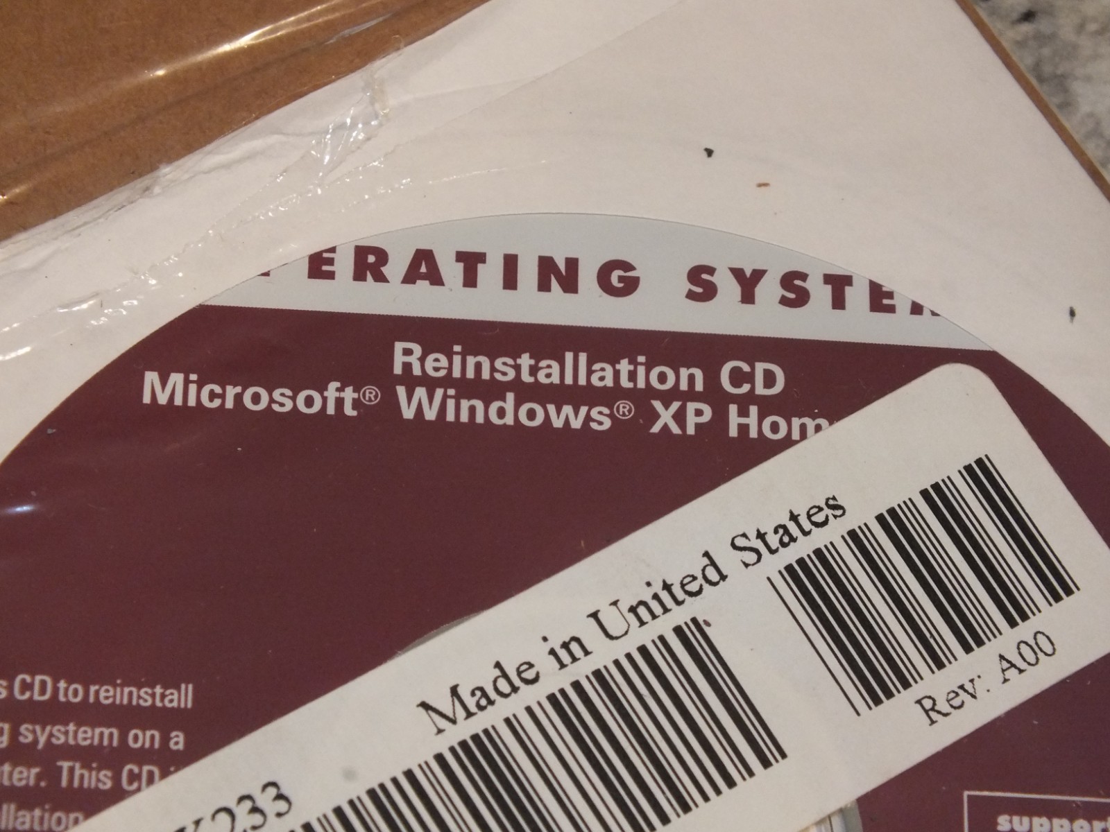 Vintage Microsoft Windows XP Home Edition Dell - Version 2002 - Factory Sealed