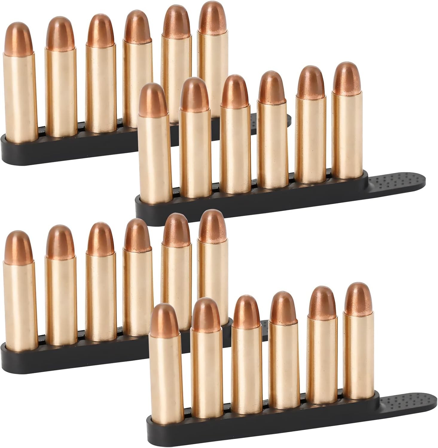 4-Pack of 6-Round Speed Strips for .38/.357 - Secure and Easy Loading Solution