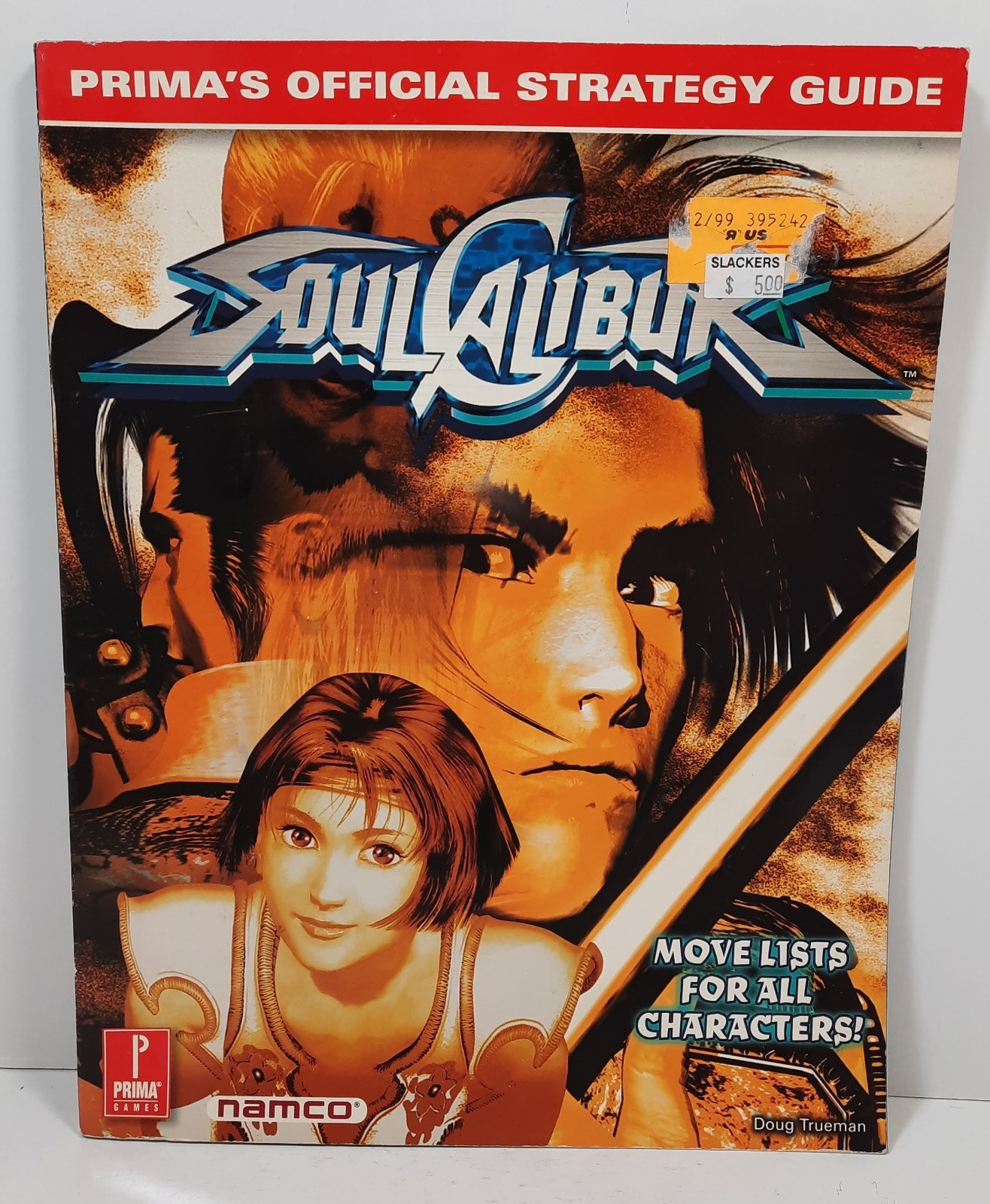 Soul Calibur Prima Official Strategy Guide Sega Dreamcast Namco