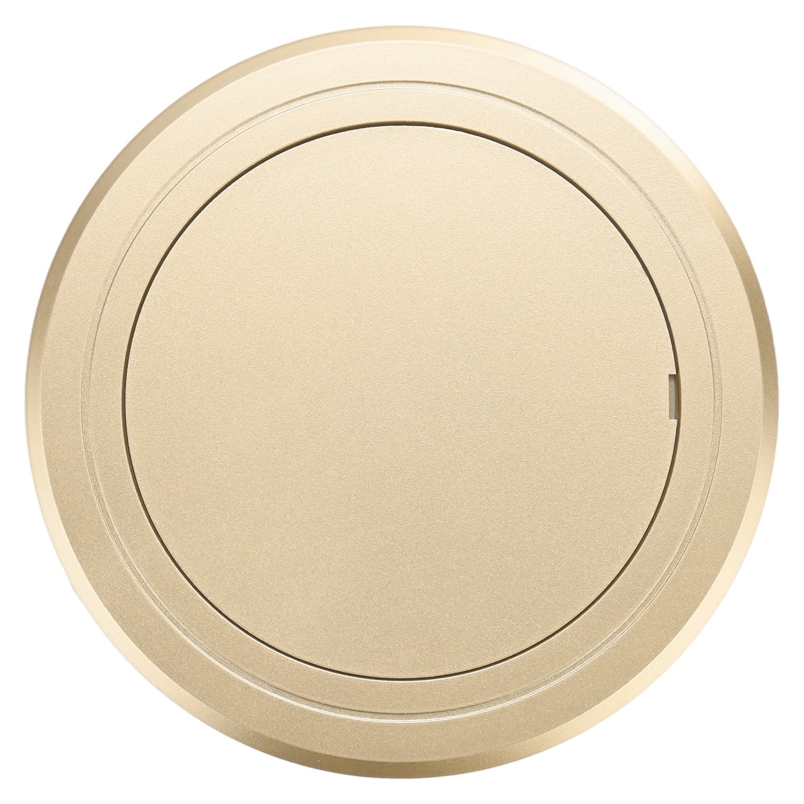 1-Pack Access Panel for Drywall, 5x5 Inch Round Plastic Removable [Gold Tone]