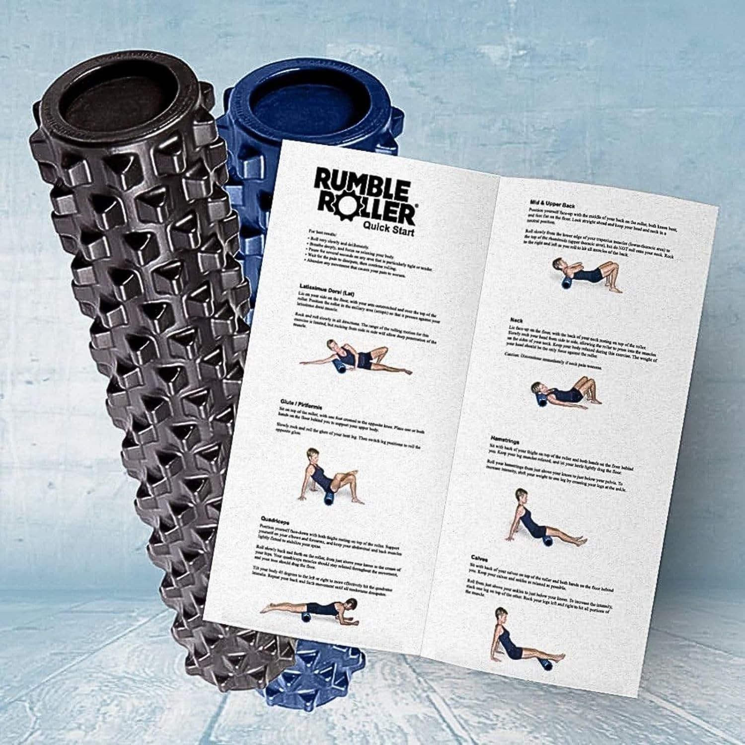 Original Textured Foam Roller - Deep Tissue, Self Myofacial Release Massage Ther