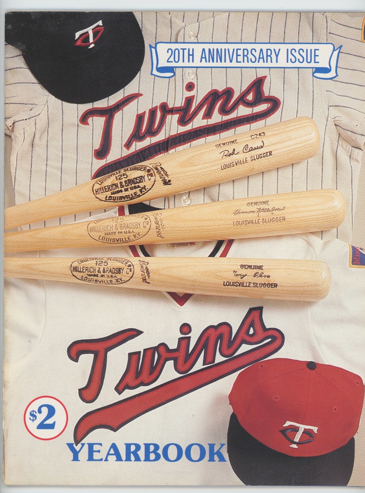 1981 Minnesota Twins Yearbook  Vg-Ex