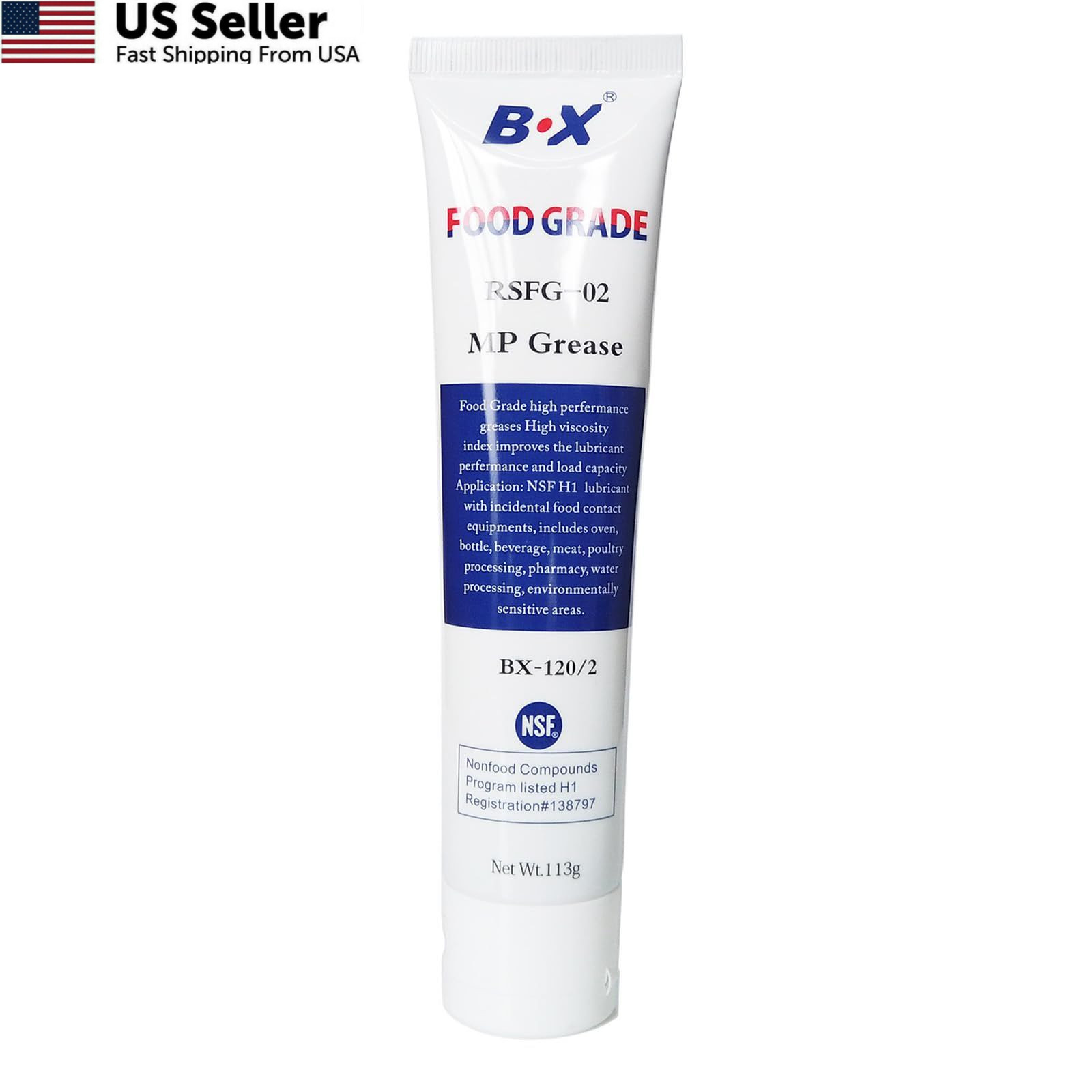 Food Grade Grease Safe Machine Lubricant for Frozen Dessert 1 Pack