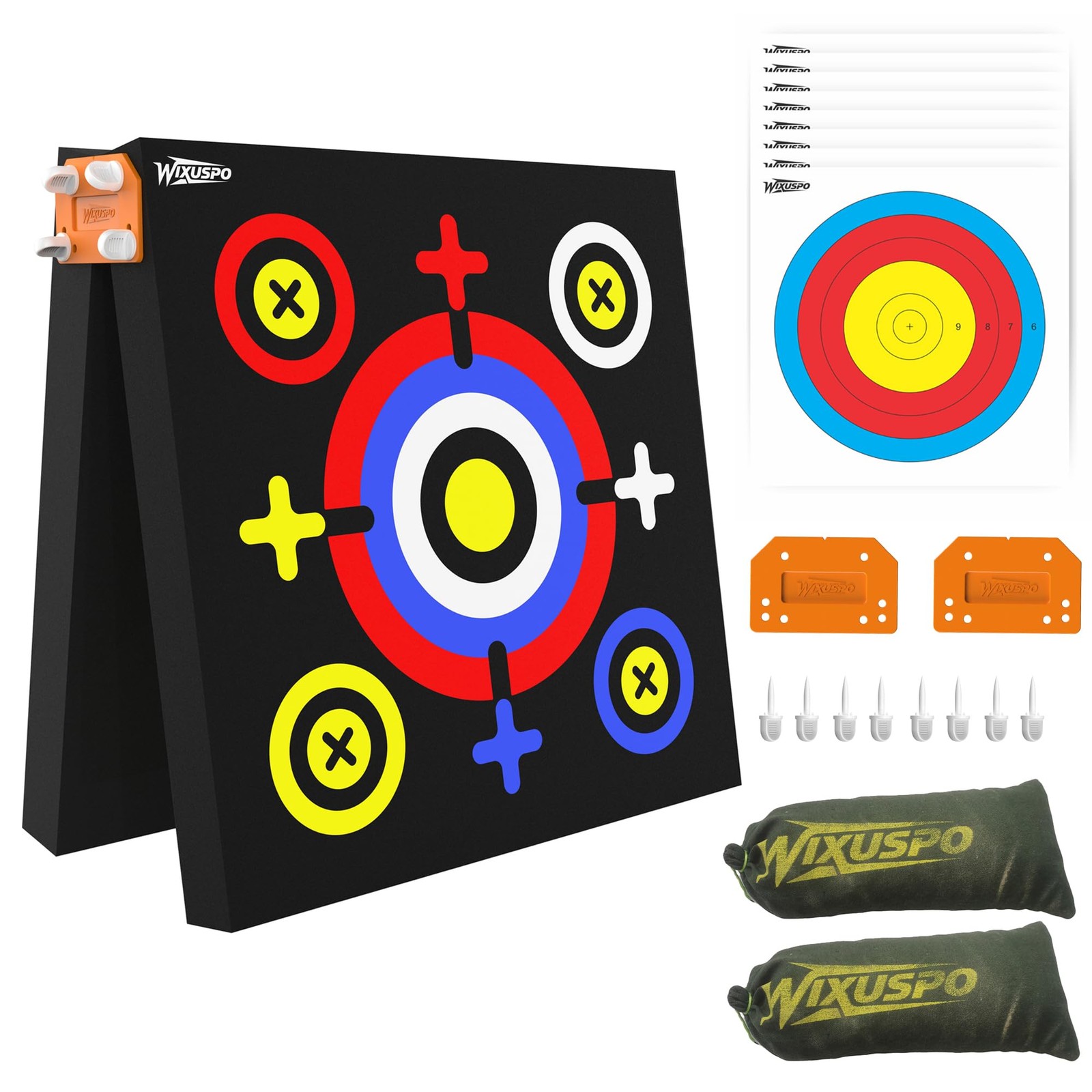 Foam Archery Target 20" x 20" x 4" Thick Self-Standing High-Density EVA