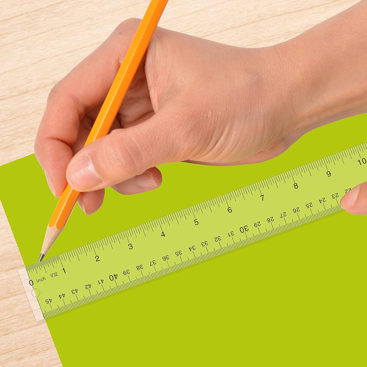 10564 Acrylic Clear Ruler, 18 In