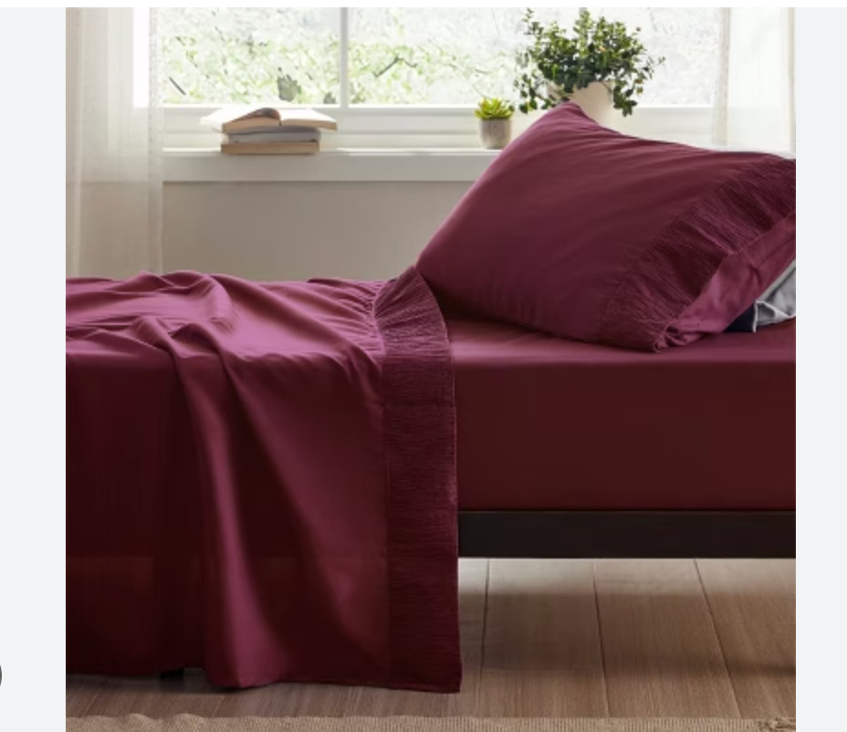 3 Pcs Sheet Sets Solid Embossed Ultra Soft & Durable Easy Care Polyester Microf