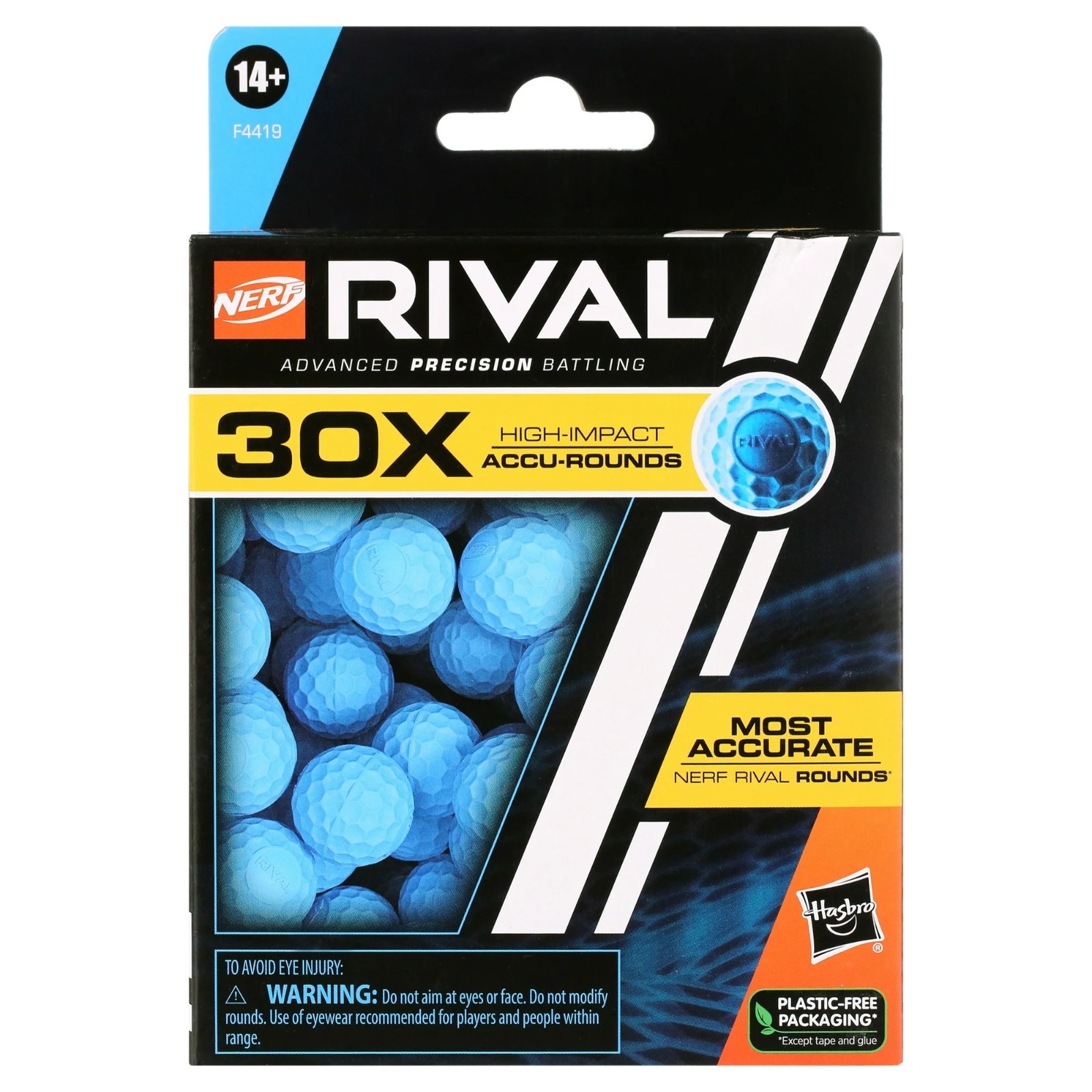 Nerf Rival 30X High-Impact Accu-Rounds Refill Ammo Advanced Precision - NEW