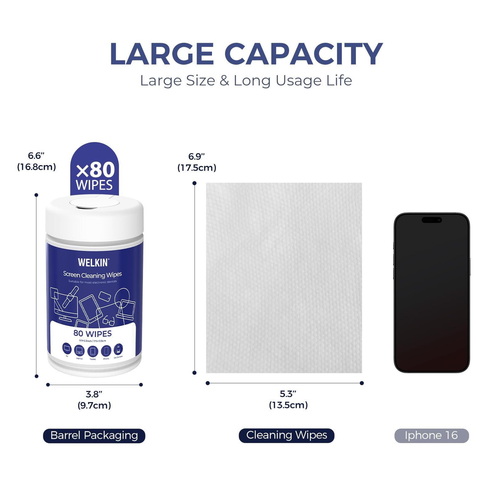 80 Electronics Cleaning - Non Screen Cleaner, Streak Touchscreen Cleaning for...