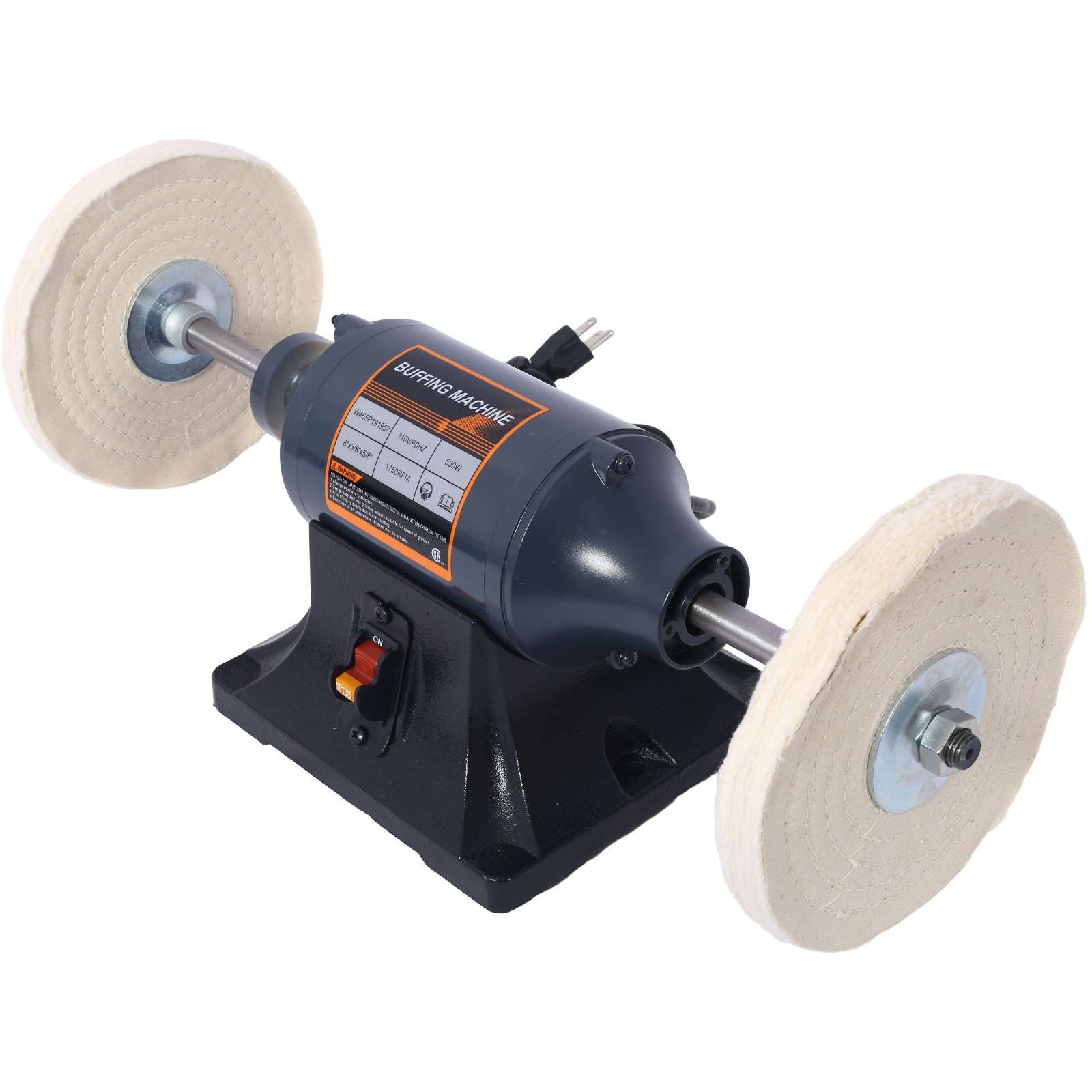 8-Inch Electric Polisher Buffer Grinder 4PCs Buffing Wheels CSA