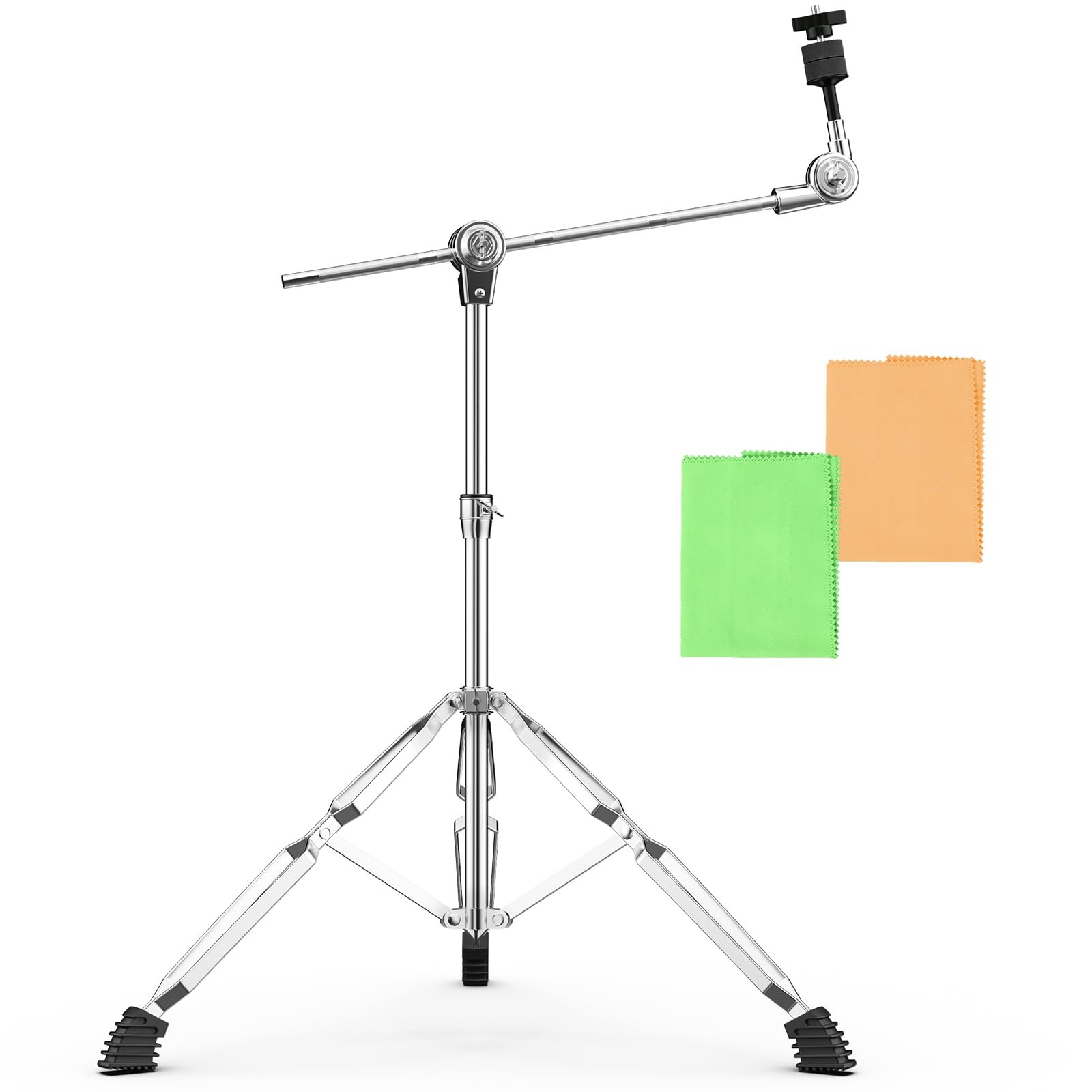 Boom Cymbal Stand Adjustable Drum Hardware Percussion Mount Double Braced
