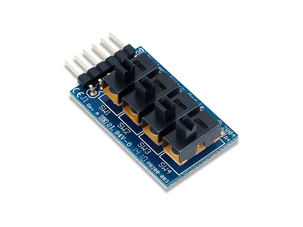 Digilent PmodSWT - 4 User Slide Switches
