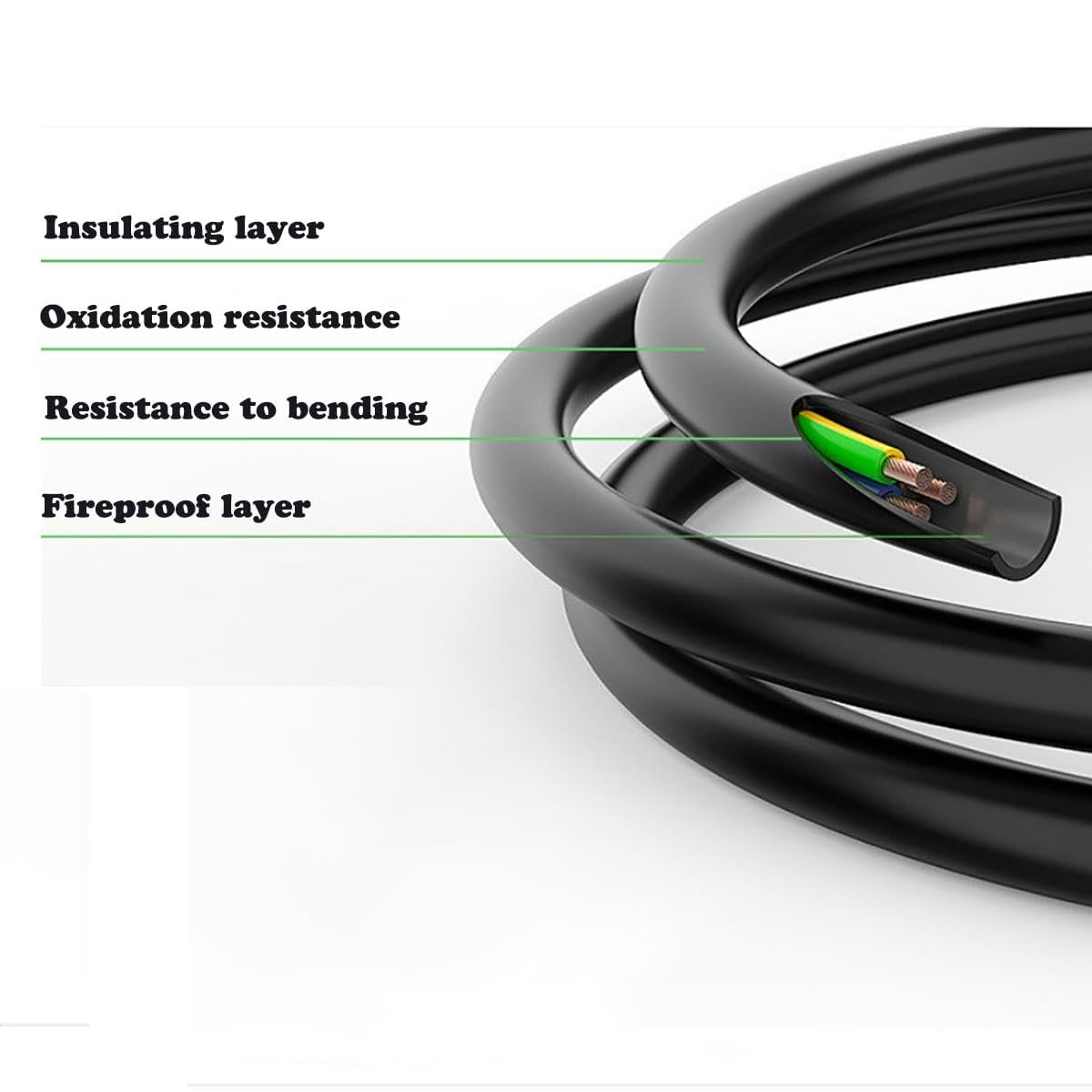Waterproof LED Connector 2 Wire 16AWG 2 Pin IP68 Extension Cable 5 Pair Set