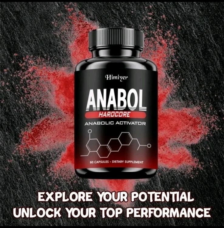 Anabol Hardcore Advanced Bodybuilding Supplement | 60 Capsules | Energy Support