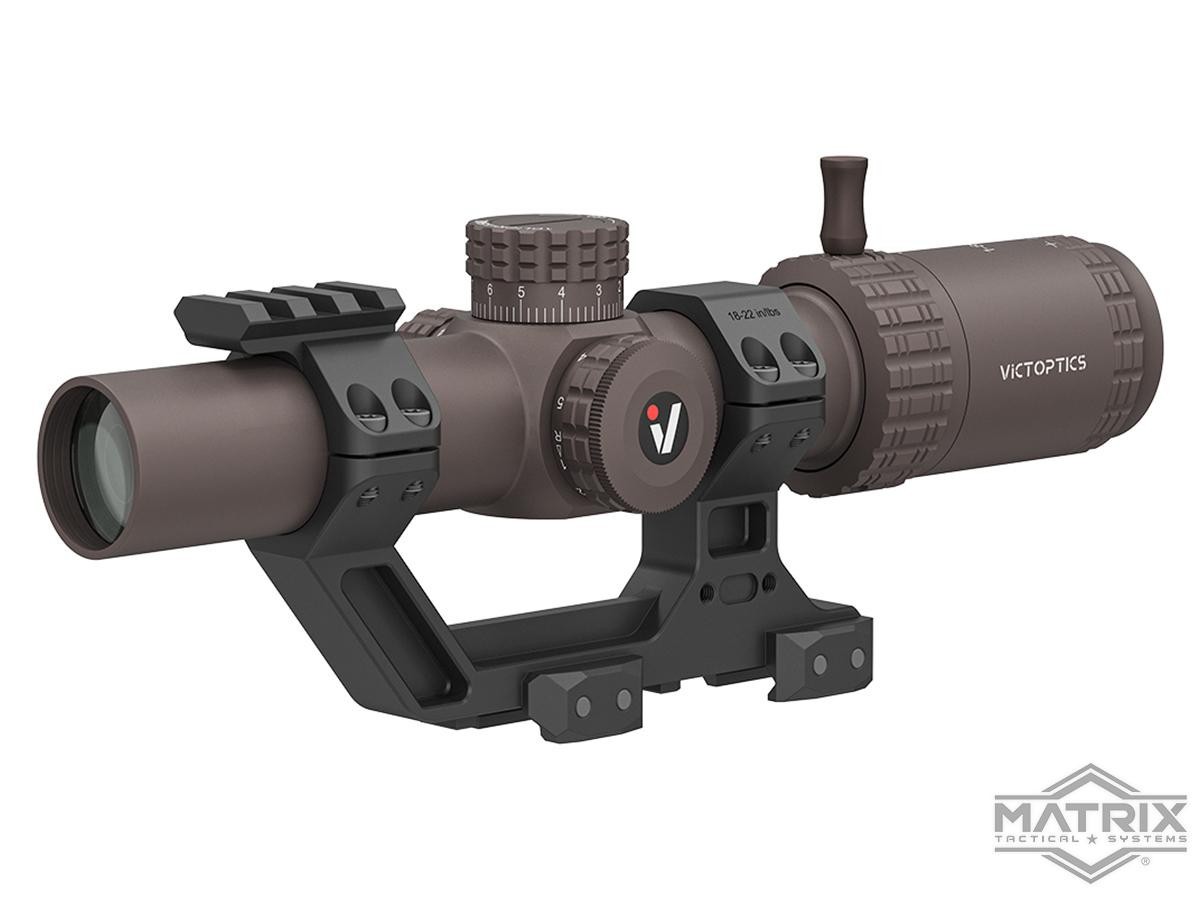 Matrix S6 1-6x24 LPVO SFP Rifle Scope w/ High Picatinny Mount - Vector Optics (C