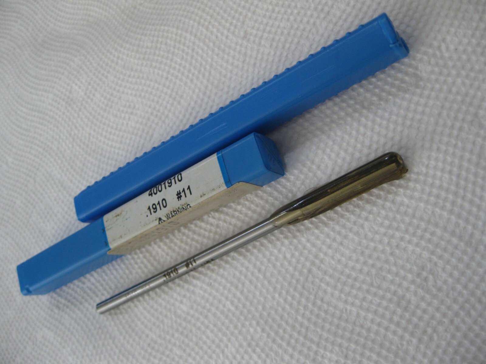 .1910" Carbide Tip Reamer, 4 Flute, 4-1/2" Overall Length, Hannibal Carbide