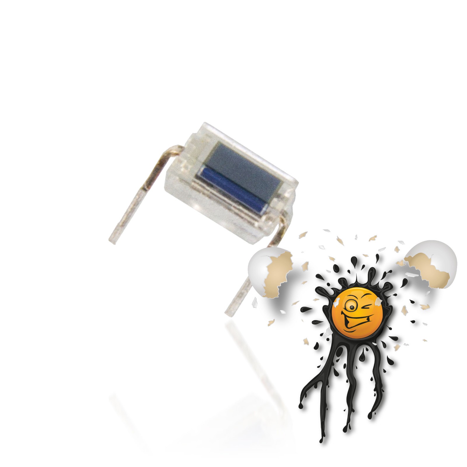 BPW34 Photodiode 430nm to 1100nm Photodiode ±60° 2 Pin