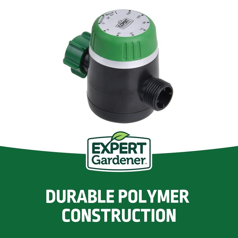 Mechanical Watering Timer Controller Analog Dial Faucet Garden Hose Attachments