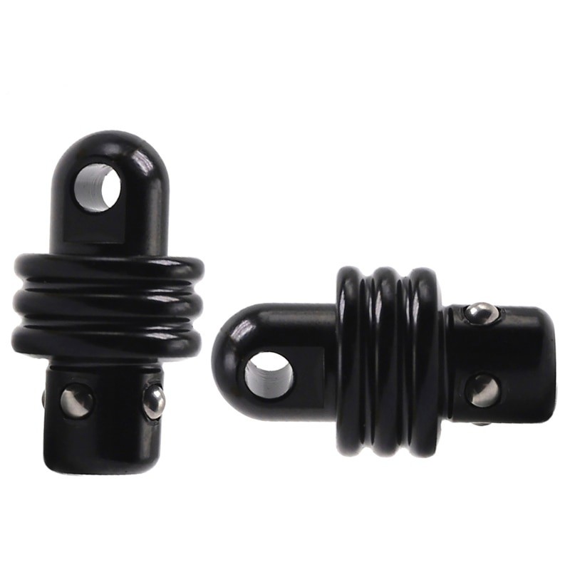1/2/4PCSX QD Adapter Stud to Picatinny Rail Adapter for Sling Swivel Mount Black